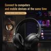 Echoes Rainbow Active Noise Cancelling Headphones, Wireless Over-Ear Bluetooth, 160H Long ANC Playtime, Hi-Res Audio, Big Bass, Customize via an App, Transparency Mode,for Home Office Travel view 4