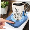 JECOMPRIS Mug Warmer Heating Plate Electric Coffee Cup Warmer Adjustable Temperature Waterproof Design for Home Office for Keeping Beverages Hot view 2