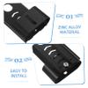 Mikinona Rear View Mirror Mounting Bracket for Dash Cam Rearview Mirror Adapter Stable Back Plate for Various Car Models Modification Support for Reliable Camera view 3