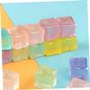 HOMOBABE 40pcs Cubes Realistic Resin Fake Ice Cubes for Photography Props Decorations Weddings view 3