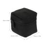 KALLORY Portable Padded Camera Lens Bag Shockproof Lens Pouch for Travel Durable Storage Bag for DSLR and Mirrorless Lenses Protects From Water Dust and Impact view 2