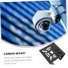 KALLORY 1Set Camera Pole Mount Bracket Premium Security Camera Mounting Bracket with Hose Clamp Resistant Design for Vertical Pole Installation view 3