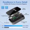 AI Magic Box  Wireless CarPlay Adapter & Android Auto Dongle, Android 12.0, Plug & Play, Supports Netfli/YouTube/TF Card, Dual-Band WiFi  Compatible with OEM Wired CarPlay view 3