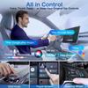 AI Magic Box  Wireless CarPlay Adapter & Android Auto Dongle, Android 12.0, Plug & Play, Supports Netfli/YouTube/TF Card, Dual-Band WiFi  Compatible with OEM Wired CarPlay view 4