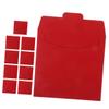 LIFKOME 10Pcs Red Paper CD DVD Sleeves Portable Disc Case for Organized Storage Protection for and DVDs for Wedding Photography and Advertising Materials view 1