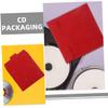 LIFKOME 10Pcs Red Paper CD DVD Sleeves Portable Disc Case for Organized Storage Protection for and DVDs for Wedding Photography and Advertising Materials view 3