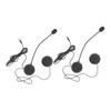 SOESFOUFU 2Pcs Motorcycle Headset with Microphone Audio Technology Ergonomic Design for Comfortable Fit for Riding and Gaming Supports Multiple Usage Scenarios view 1