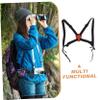 Uonlytech Adjustable Binocular Chest Vest Harness Strap X Shaped Dual Camera Carrier for Birding Hiking Outdoor Activities Durable Antislip Design view 3