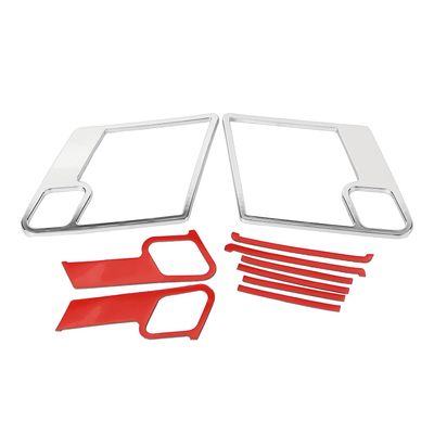 BID4ZE Chrome Front Speaker Accent Trim For H-onda GL1500 Gold Wing 1988-2000