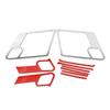 BID4ZE Chrome Front Speaker Accent Trim For H-onda GL1500 Gold Wing 1988-2000 view 1