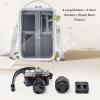 Serounder Camera Carrying Case Protective Bag, Transparent DIY Carrying Case with Dividers Water Proof Cover with Shoulder Strap Portable for Mirrorless Digital Camera Bag view 4