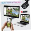POPETPOP 4-Channel Security Camera System Motion Indoor/Outdoor Use for Home Security Human and Vehicle Night view 3