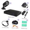 POPETPOP 4-Channel Security Camera System Motion Indoor/Outdoor Use for Home Security Human and Vehicle Night view 4