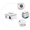 Uonlytech Mini Portable Projector LED Media Player for Home Outdoor Use Lightweight Compact Design for Compatible with Tv Boxes Laptops and More view 3