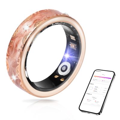 Smart Ring for Women-Men,Health-Fitness Tracker with Heart Rate, Sleep Monitor, Blood Oxygen, HRV, 128 Sports Modes, IP68 Waterproof, Gesture Control, No Subscription Fee,with iOS & Android (7)