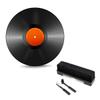 Lurrose 1Set Professional Vinyl Record Brush Dust Removal Protective for Turntables Black Scrubbing and Villi Brush view 2