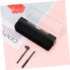 Lurrose 1Set Professional Vinyl Record Brush Dust Removal Protective for Turntables Black Scrubbing and Villi Brush view 4