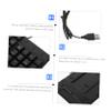 HONMEET Wired USB Keyboard Mouse Combo for Office Use  Full-Size Quiet Keyboard and Optical Mouse for Home and Laptop Work Black view 3