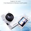 Bewinner 4K Digital Camera, 48MP Digital Camera with AF Auto Focus 18X Zoom, 3 Inch 180 Flip Screen Vlog for Travel, Selfie, Photography (White) view 4