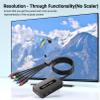 1080P Component to HDMI Converter, YPbPr to HDMI Adapter with Male YPbPr Connector - for Connecting DVD/STB with Female Component Output to HDTVs view 3