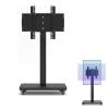 LIUZQWAED Mobile TV Stand with Wheels - Portable Robust Floor TV Stand Mount, for 32-65 Inch LED Flat Screen, Rolling TV Cart, Up to 100kg, Horizontal and Vertical Screen Fixed view 1