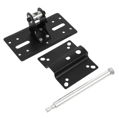Mikinona SPS-506 Wall-Mounted Speaker Stand Adjustable Audio Storage Rack for Surround Sound for Home Theater Setup Sturdy Black Finish