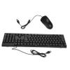 Balacoo Wired USB Keyboard and Mouse Combo for Office Full-Sized Ergonomic Design Quiet Keys Compatible Desktop and Laptop view 4