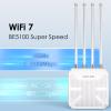 WAVLINK WiFi 7 BE5100 Outdoor WiFi Extender, Dual Band Long-Range Outdoor WiFi Repeater|Access Point|Mesh Router, POE Powered | IP67 Waterproof | 4 x 8dBi Antennas, 2.5 Gbps Ethernet, Up to 2800 sq.ft view 2