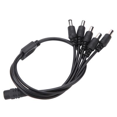 RiToEasysports Splitter of The Versatile Power Cable for LED Lighting Rods, Which are Useful for The Supply of Several Cameras, 5.5 X 2.1 Mm CCTV Camera Adapter Cable, for The Monitoring System (1