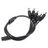 RiToEasysports Splitter of The Versatile Power Cable for LED Lighting Rods, Which are Useful for The Supply of Several Cameras, 5.5 X 2.1 Mm CCTV Camera Adapter Cable, for The Monitoring System (1 view 1
