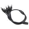 RiToEasysports Splitter of The Versatile Power Cable for LED Lighting Rods, Which are Useful for The Supply of Several Cameras, 5.5 X 2.1 Mm CCTV Camera Adapter Cable, for The Monitoring System (1 view 4