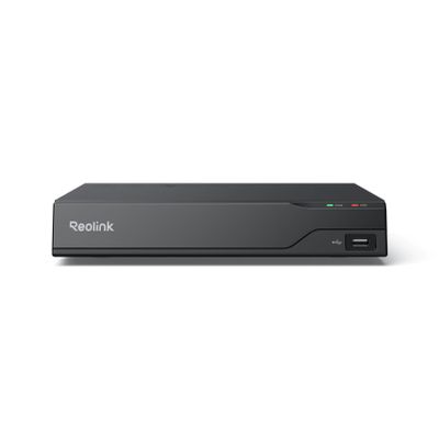 REOLINK Professional PoE NVR, Supporting Up to 16MP & Up to 32TB Local Storage (HDD Not Included), Heat Map, 24/7 Recording, Multi-User Remote Access, Outdoor & Indoor Surveillance, RP-PN8