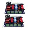 Lhnjimrsy 2PCS 3-Way 250W 850/5200Hz Frequency Divider DIY Speaker Filter Circuit Treble Medium Bass HiFi Stereo Audio Crossover Easy Install Easy to Use view 1