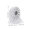 Uonlytech Dome Camera Bracket Wall Ceiling Mount for Indoor Outdoor Security CCTV Abs Plastic Compatible with Various Camera Models Easy view 2