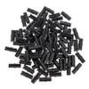 KALLORY 100Pcs Iron Wire Skid Protector Caps Durable Protective Covers for Cables Prevents Friction and Damage Easy Application for Use view 1