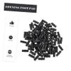 KALLORY 100Pcs Iron Wire Skid Protector Caps Durable Protective Covers for Cables Prevents Friction and Damage Easy Application for Use view 2