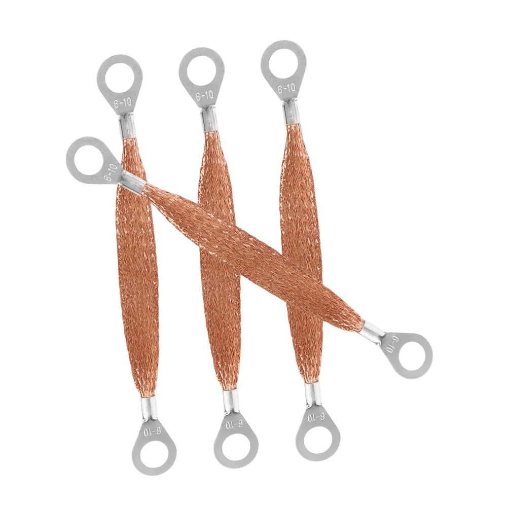 BESPORTBLE 4Pcs Car Ground Strap Static Ground Wire for Automotive Use Static Electricity Prevention Flexible Installation Compatible with Various Car Models