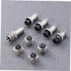 POPETPOP 5Pcs Aviation Connector Plugs Sockets Silver for Electronics Telecommunication Aviation Applications Durable Reliable Wiring view 2