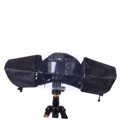 LABRIMP 1Pc Camera Rain Cover for Cameras Lens Protector with Zipper for Tripod Durable Rain Shield for Outdoor Use Rainy and Harsh Conditions