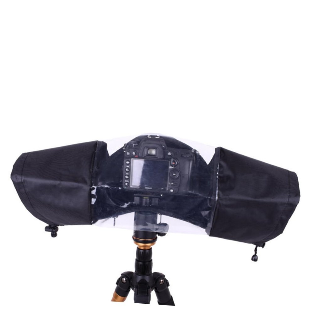 LABRIMP 1Pc Camera Rain Cover for Cameras Lens Protector with Zipper for Tripod Durable Rain Shield for Outdoor Use Rainy and Harsh Conditions