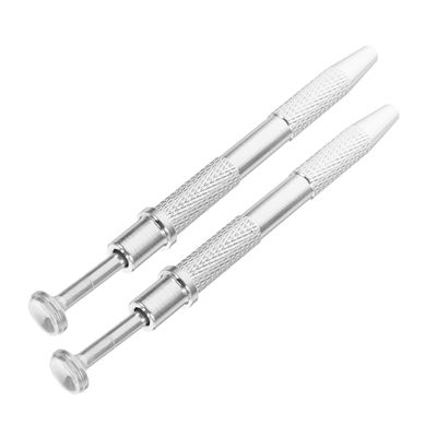 FOYTOKI 2Pcs Electronic Component Grabber Tool Durable Claw Pickup Tweezers for Small Parts Versatile Ic Chip Remover Portable Tool for Capacitors and Screws