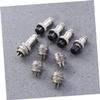 OSALADI 5Pcs Pin Aviation Connector Plug Socket Silver for Aviation Sailing Telecommunications More Replace Old Connectors Efficiently view 2