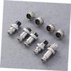 OSALADI 5Pcs Pin Aviation Connector Plug Socket Silver for Aviation Sailing Telecommunications More Replace Old Connectors Efficiently view 3