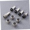 OSALADI 5Pcs Pin Aviation Connector Plug Socket Silver for Aviation Sailing Telecommunications More Replace Old Connectors Efficiently view 4