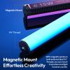 ULANZI B15RGB Magnetic RGB Light Wand - Handheld LED Video Light Stick with Diffuser, 3300mAh 1800-9000K 20 Effect Dimmable Camera Tube Light for Video Recording Studio Photography TikTok YouTube Vlog view 4