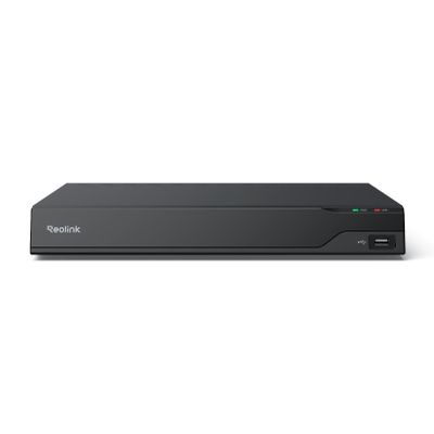 REOLINK Professional PoE NVR, Supporting Up to 16MP & Up to 32TB Local Storage (HDD Not Included), Heat Map, 24/7 Recording, Multi-User Remote Access, H.265, Outdoor & Indoor Surveillance,RP-PN16