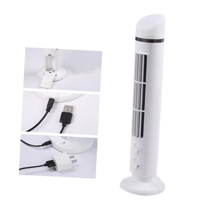 balacoo USB Mini Cooling Fan with Light Bladeless Design Multi Function Desk Fan for Summer Supplies Quiet Operation for White