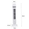 balacoo USB Mini Cooling Fan with Light Bladeless Design Multi Function Desk Fan for Summer Supplies Quiet Operation for White view 2