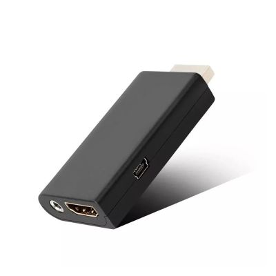 LINGQE PS-2 to HDMI-Compatible Video Converter Full 1080P Adapter 480i/480p/576i with 3.5mm Output for All PS-2 Display Modes