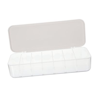 ABOOFAN Cord Storage Box with Detachable Divider Cable Organizer Case for Desk Waterproof Plastic Charging Cord Organizer for Home and Office Use